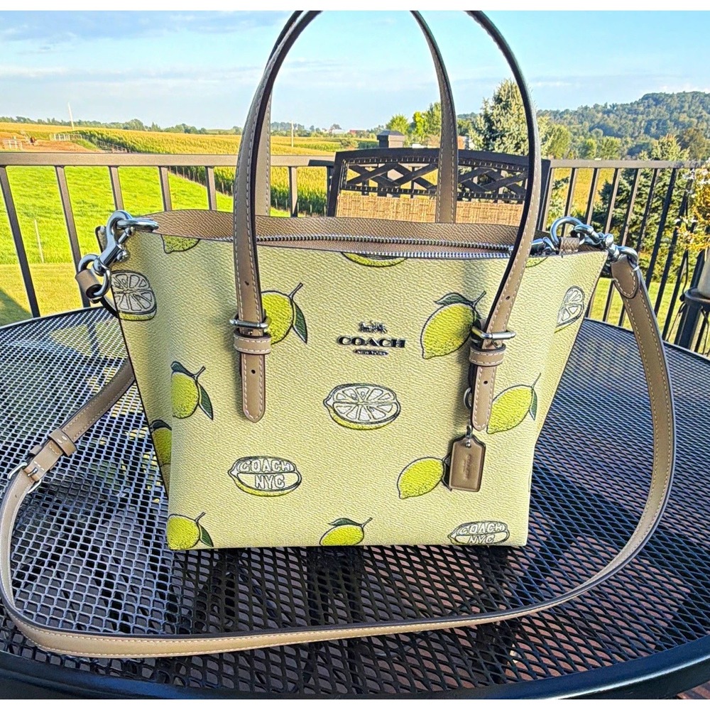 Coach NYC Lemon Mollie Bag Crossbody/Tote Yellow